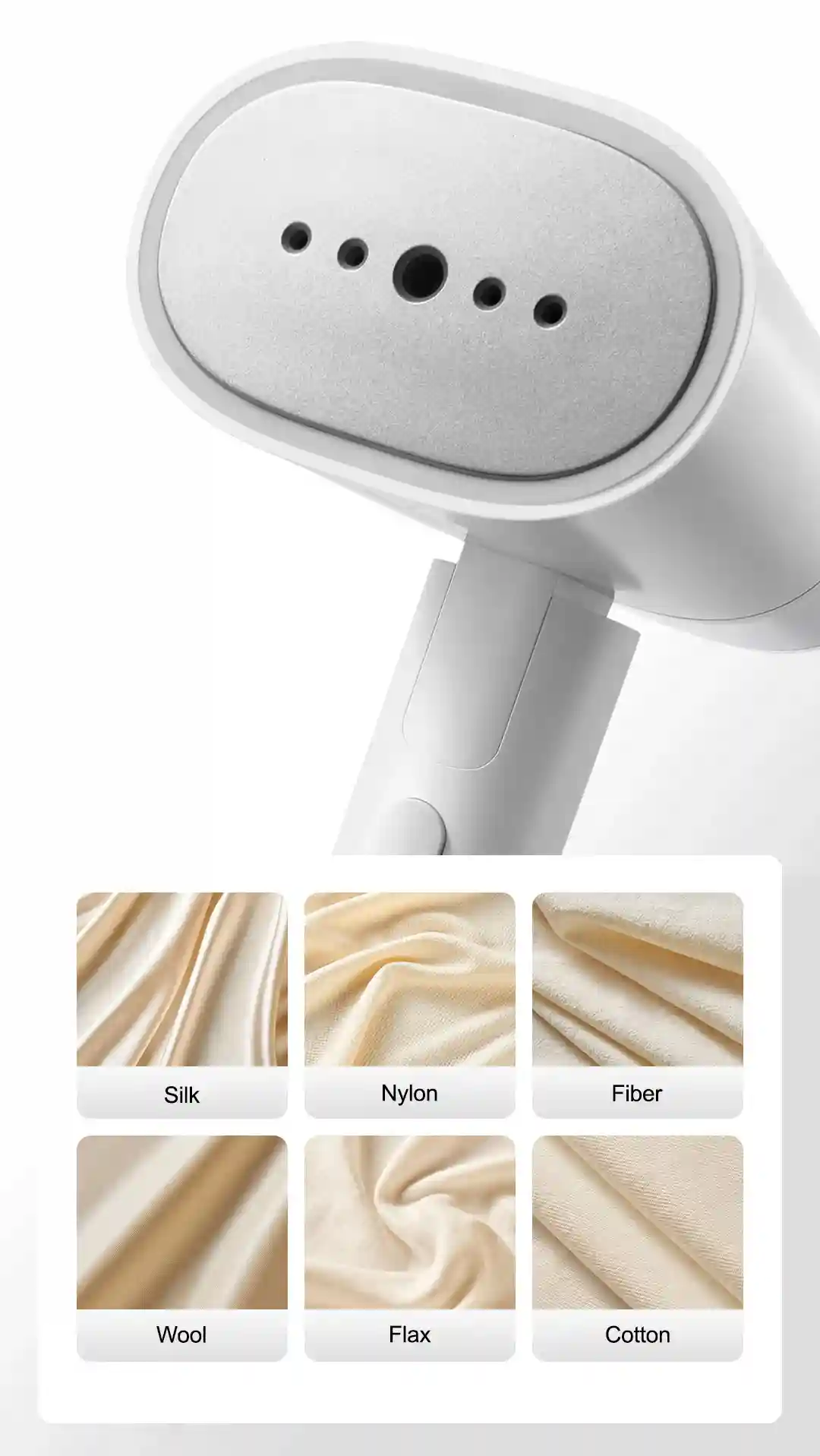 Xiaomi MJGTJ02LF Garment Steamer – Compact foldable design for easy storage and travel