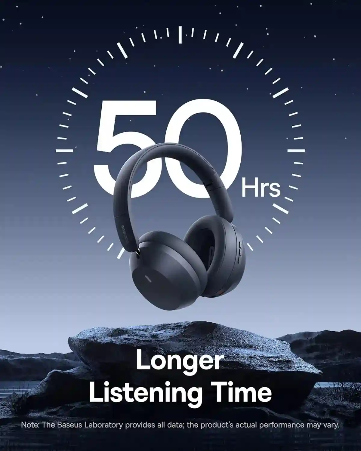 Baseus Bass 35 Max wireless headphones design