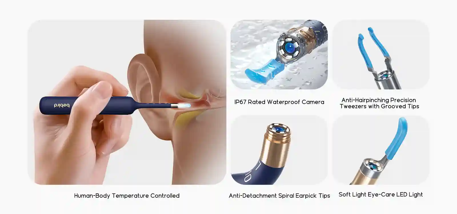 Bebird Earsight Plus D39R safe ear wax cleaning kit