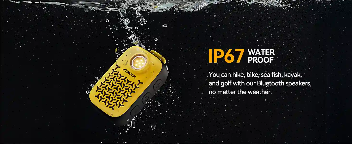 JOYROOM JR-MS03 waterproof IP67 Bluetooth speaker