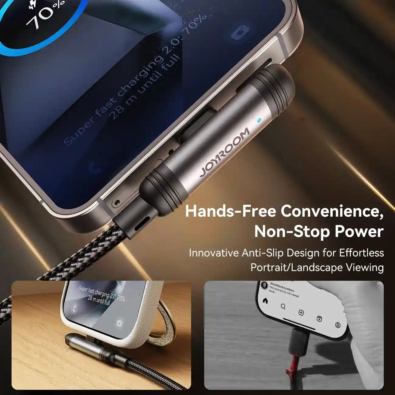 JOYROOM S-A56 nylon braided durable charging cable