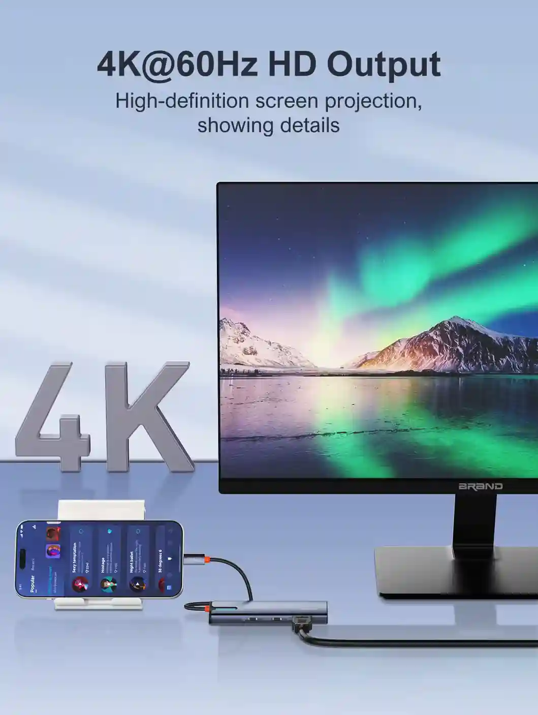 LDNIO DS-17H USB-C Hub 100W PD Charging