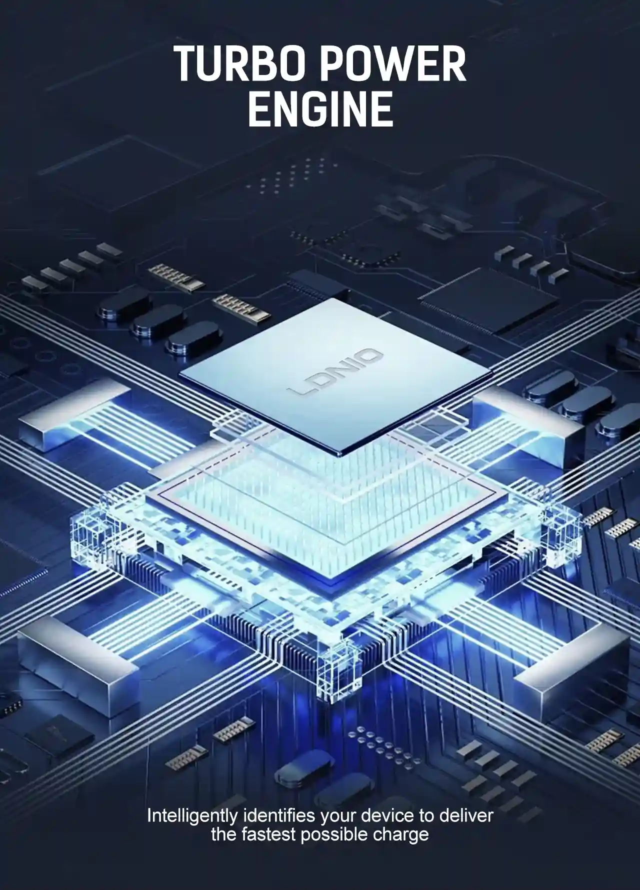 LDNIO SC3604C Power Strip with 20W fast charging