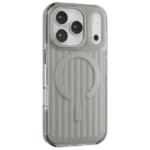 Premium Levelo Cabin MagSafe Case for iPhone 17 Pro/Pro Max in silverstone