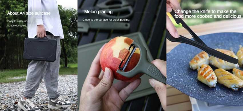 NexTool NE20261 6-in-1 BBQ cooking accessories