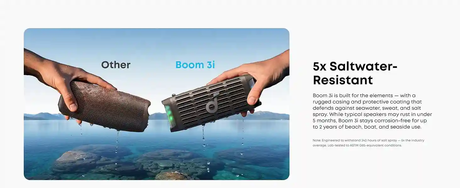 Soundcore Boom 3i by Anker Bluetooth rugged speaker