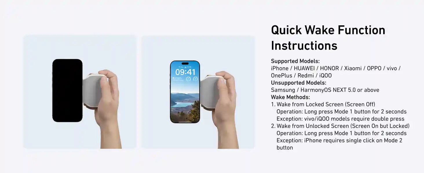 TELESIN Fun Shot Magnetic Grip 2 for iPhone Photography