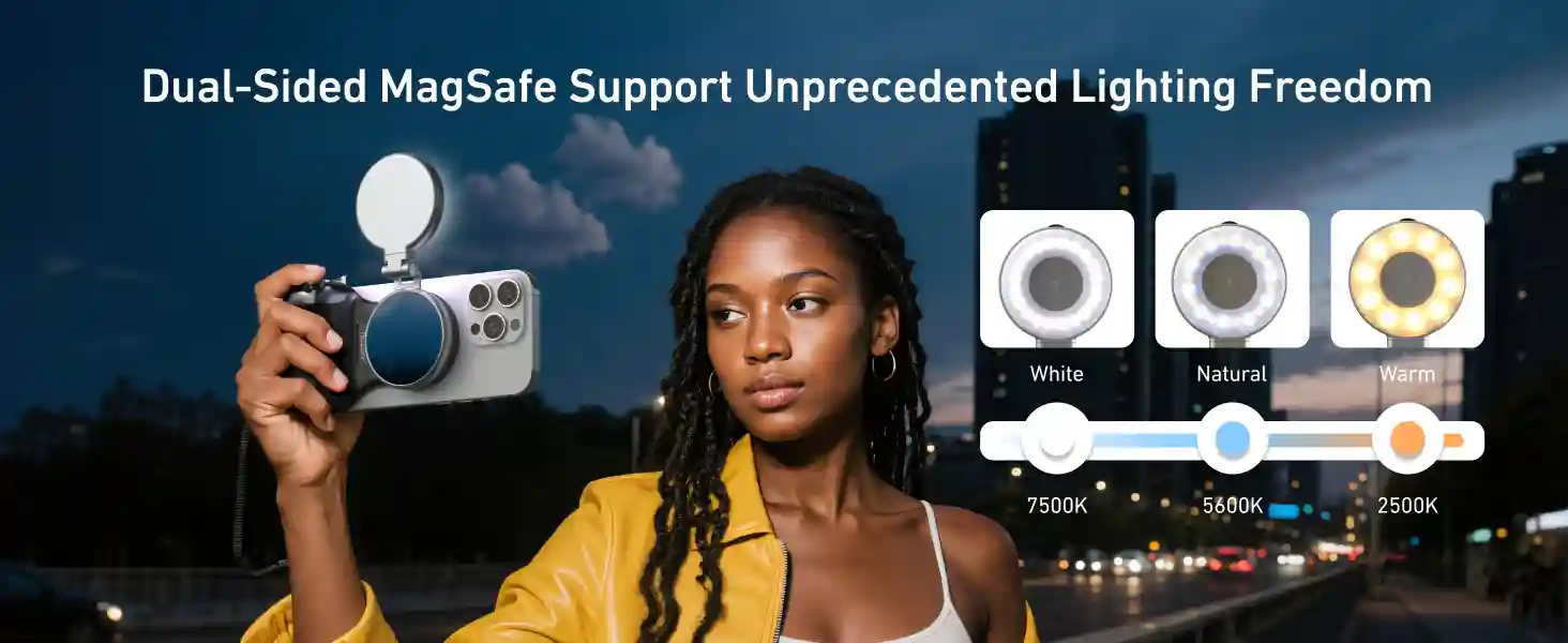 TELESIN Fun Shot Magnetic Grip 2 for Android Vlogging