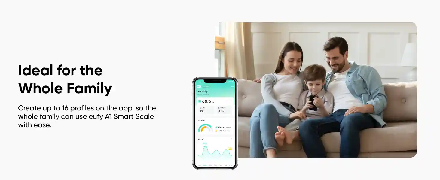 eufy Smart Scale A1 family smart scale