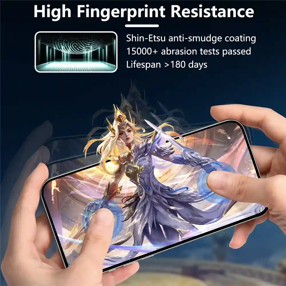 JOYROOM JR-MLG0283 iPhone 16 Pro Max Privacy Screen Protector dust-proof mesh protection