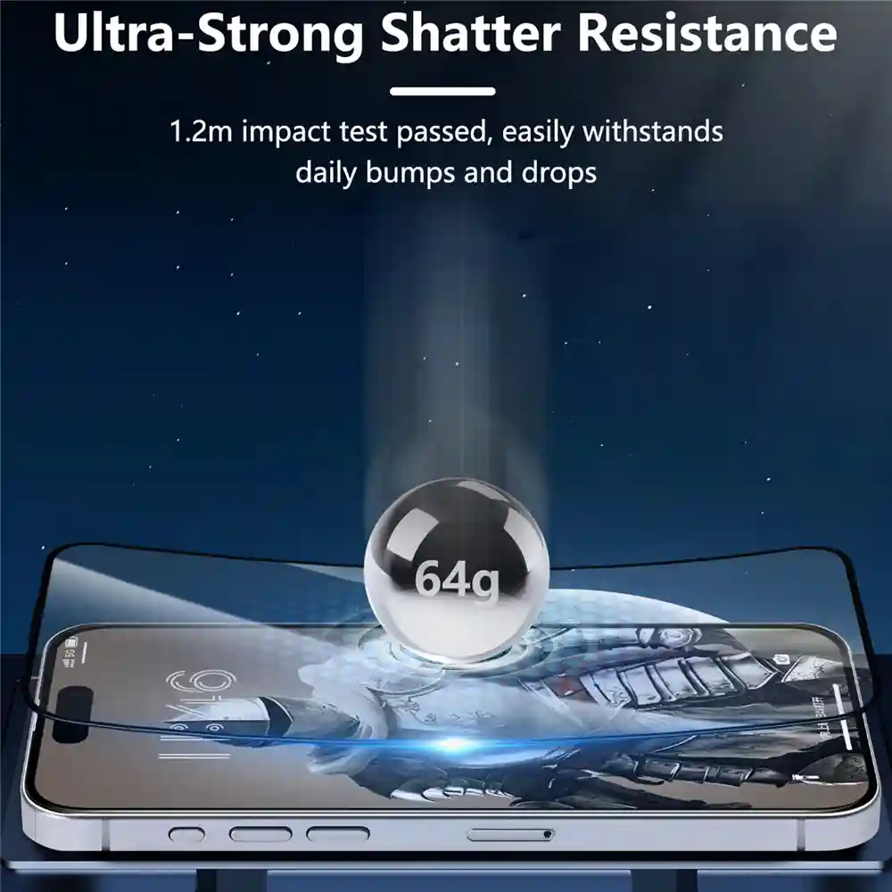 JOYROOM JR-MQS0605 screen protector for iPhone 17 with oleophobic and hydrophobic coating