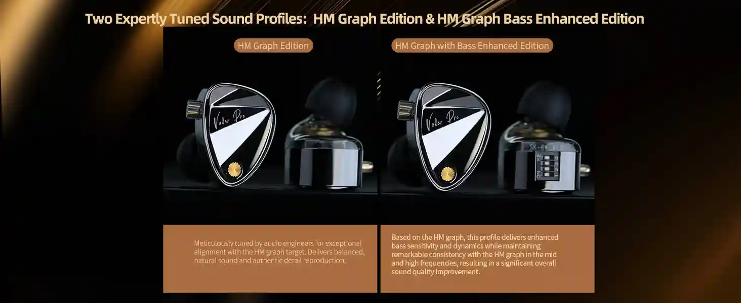 High-fidelity KZ Vader Pro earbuds delivering deep bass, natural mids, and crisp brilliant highs