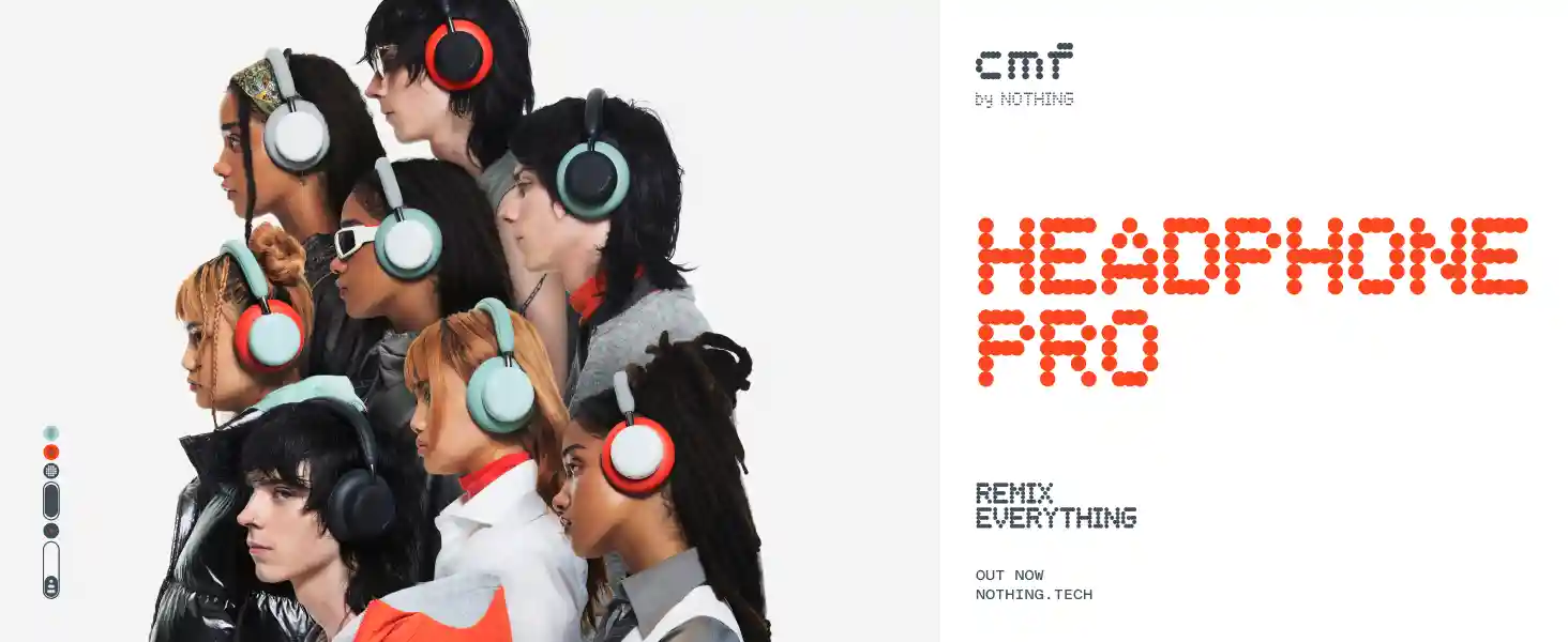 CMF Headphone Pro By Nothing front view