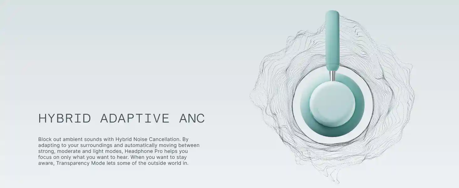 CMF Headphone Pro By Nothing 100-hour battery life