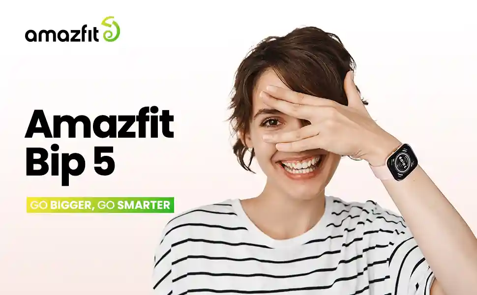 Amazfit Bip 5 Smartwatch front view