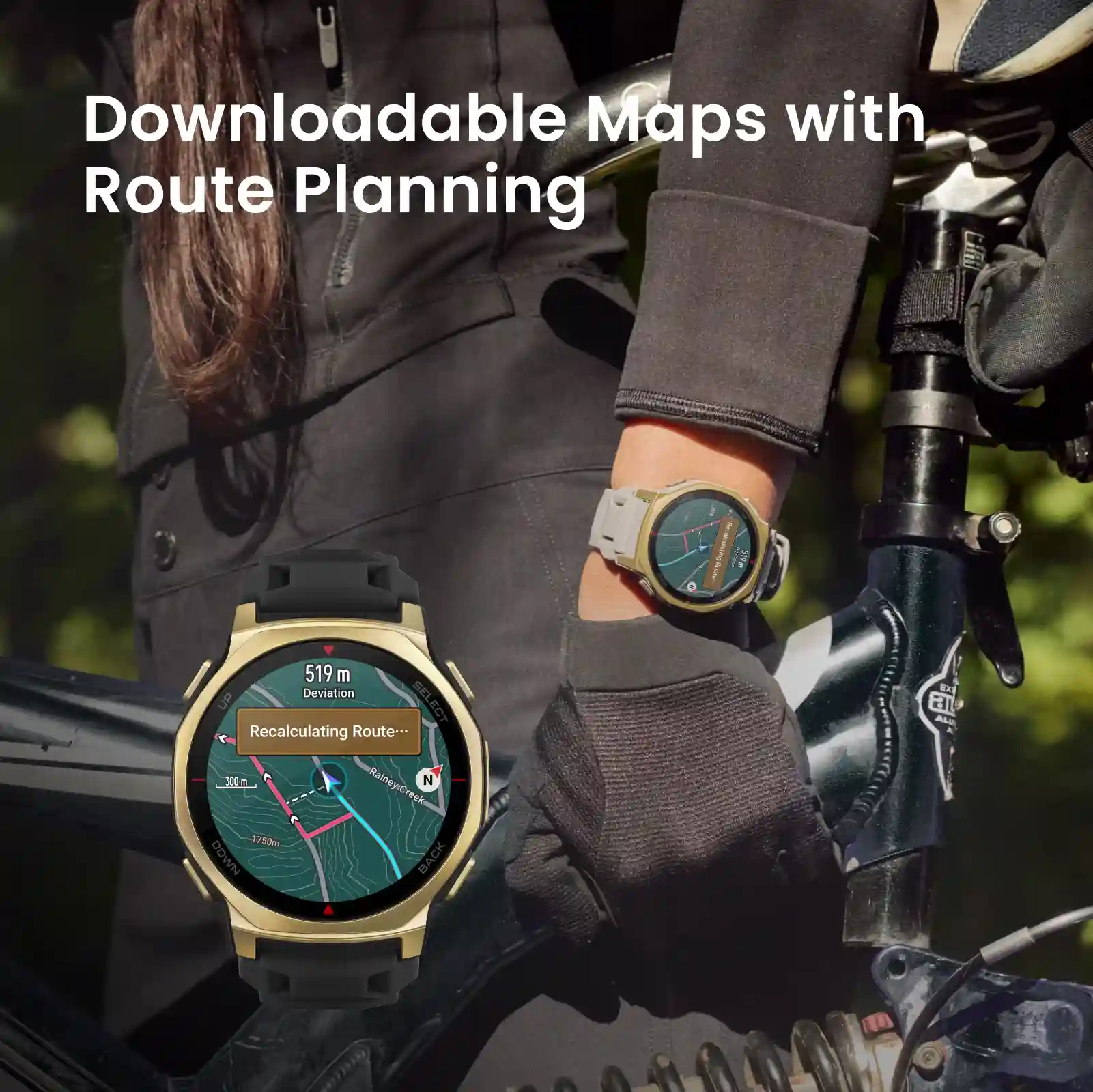 Amazfit T-Rex 3 Pro 48mm Sapphire AMOLED display