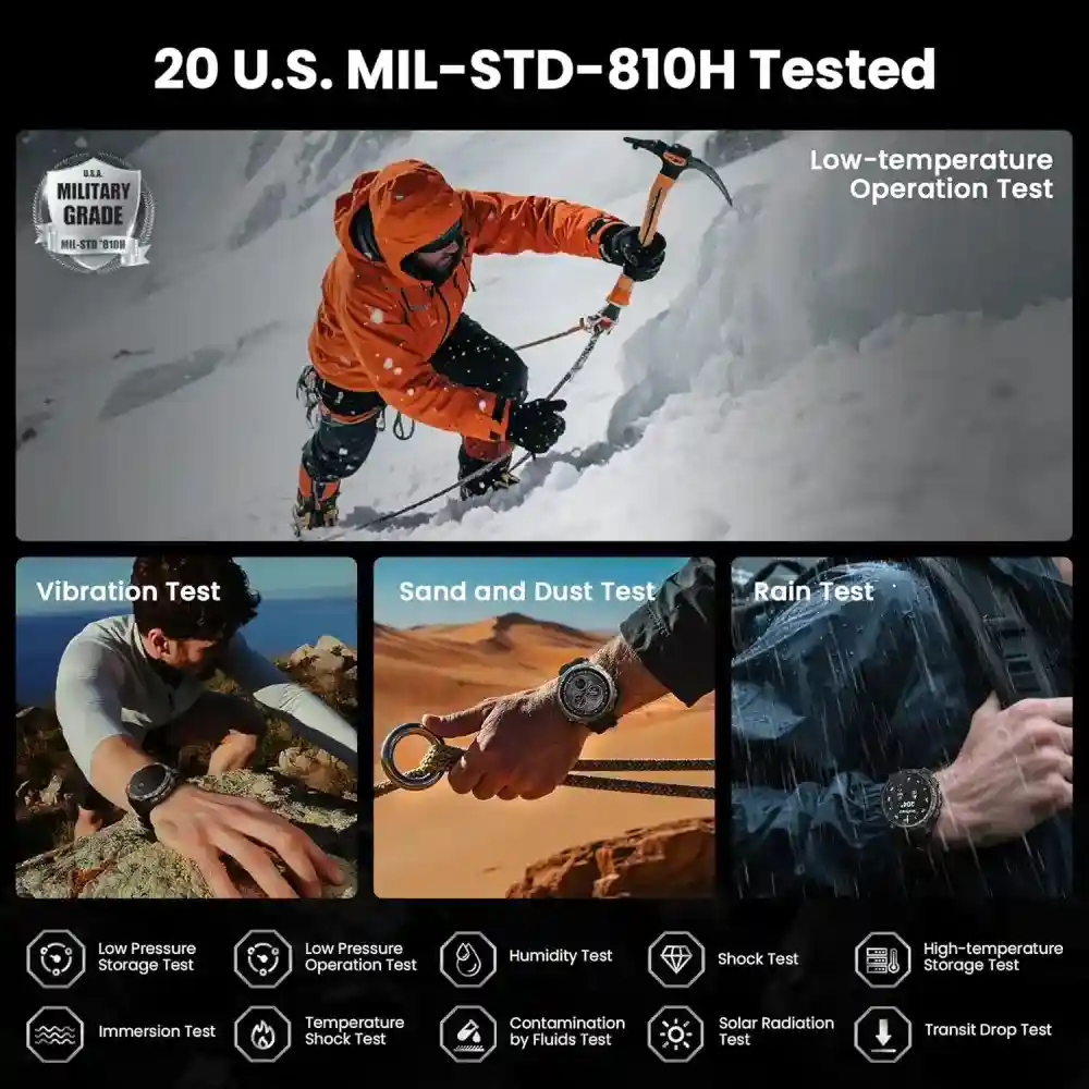 KOSPET TANK T4 smartwatch for GPS navigation and offline maps