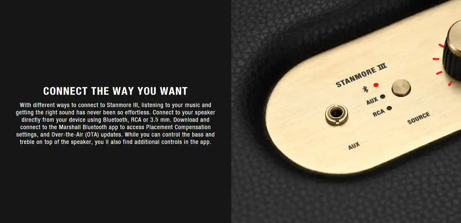 Eco-friendly Marshall Stanmore III with recycled plastic build