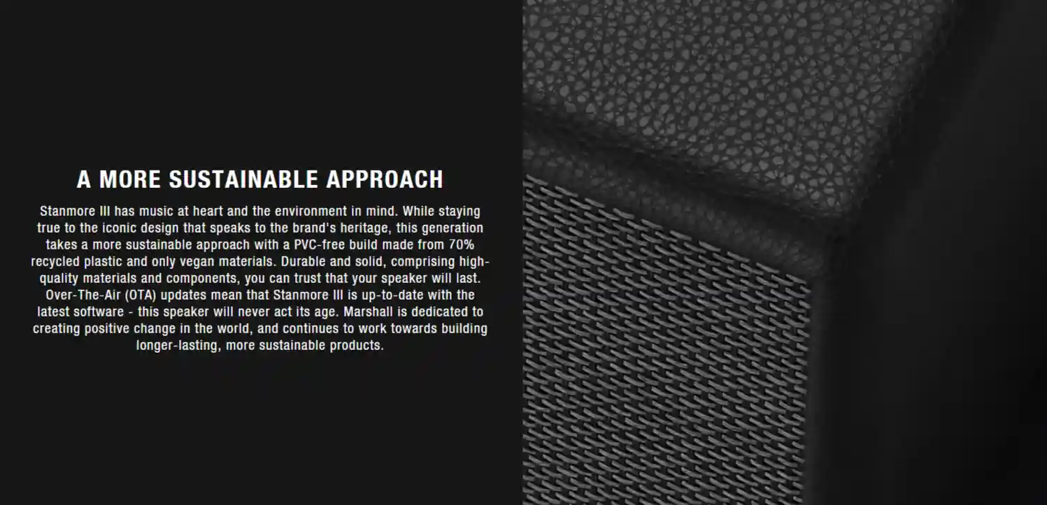 Bluetooth 5.2 technology in Marshall Stanmore III speaker