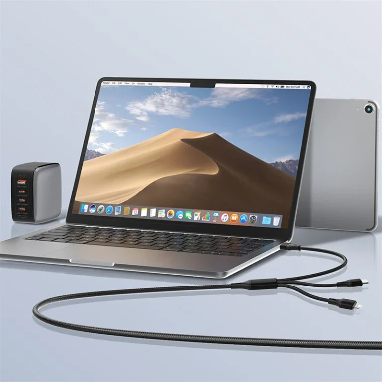 LDNIO LC97UC 100W USB-A/Type-C To Type-Cx2/Lightning Cable