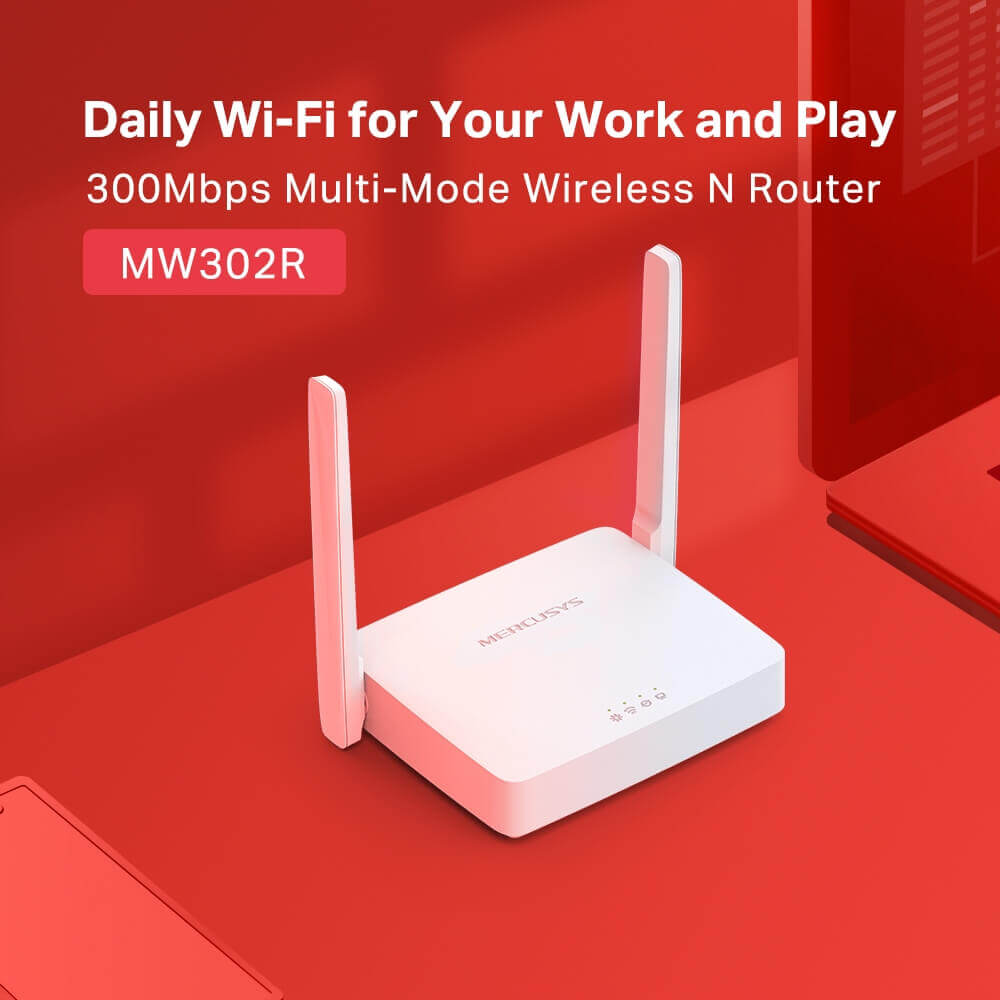 MERCUSYS MW302R N300 Multi-Mode Wi-Fi Router