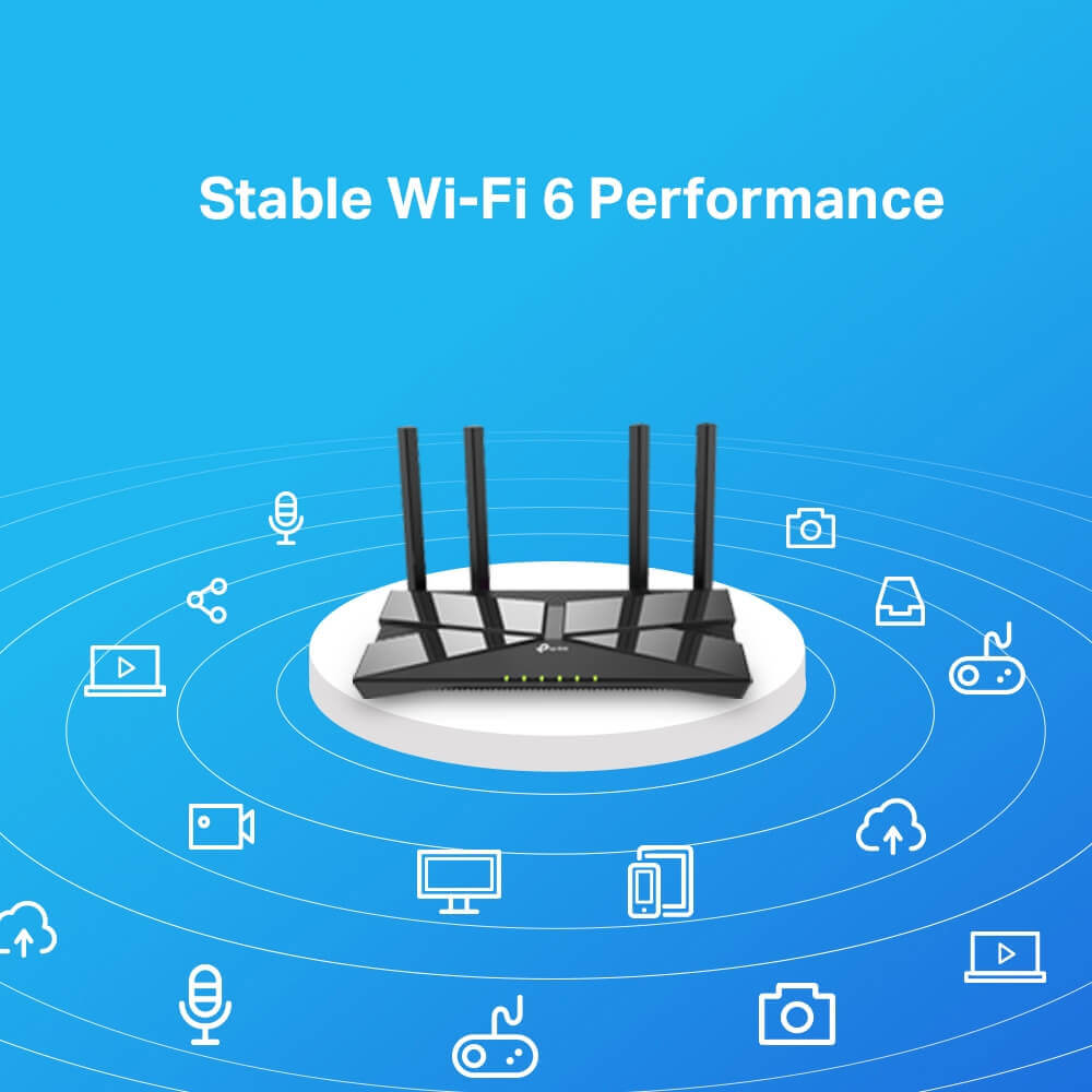 TP-Link Archer AX10 AX1500 Dual-Band Gigabit Wi-Fi 6 Router