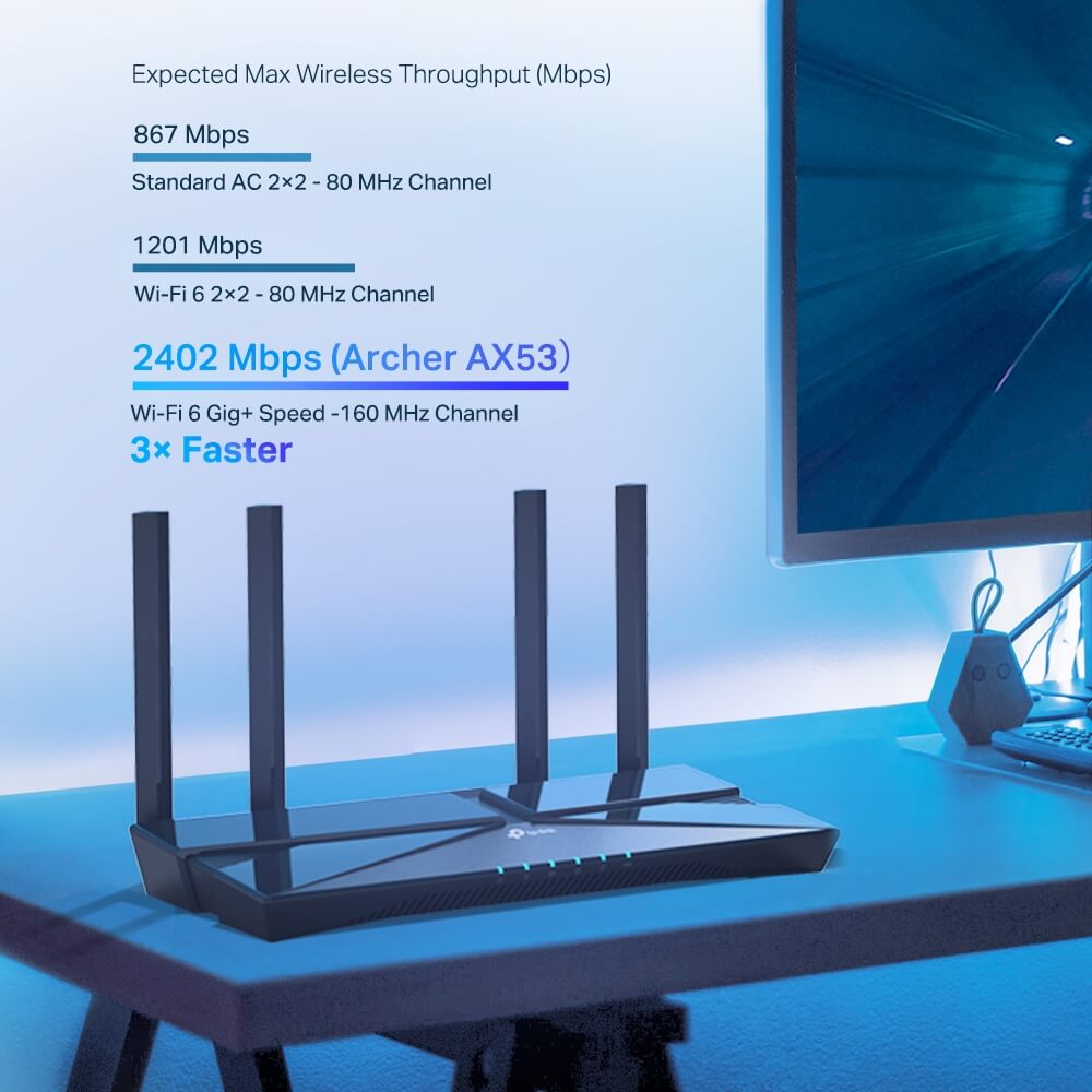 TP-Link Archer AX53 AX3000 Dual-Band Gigabit Wi-Fi 6 Router