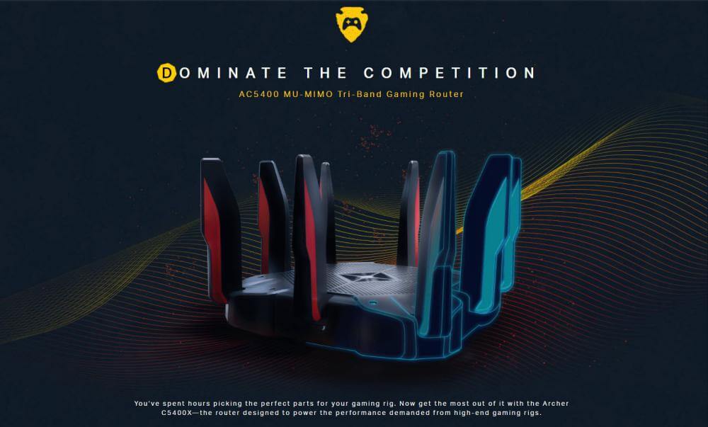 TP-Link Archer C5400X AC5400 MU-MIMO Tri-Band Gaming Router