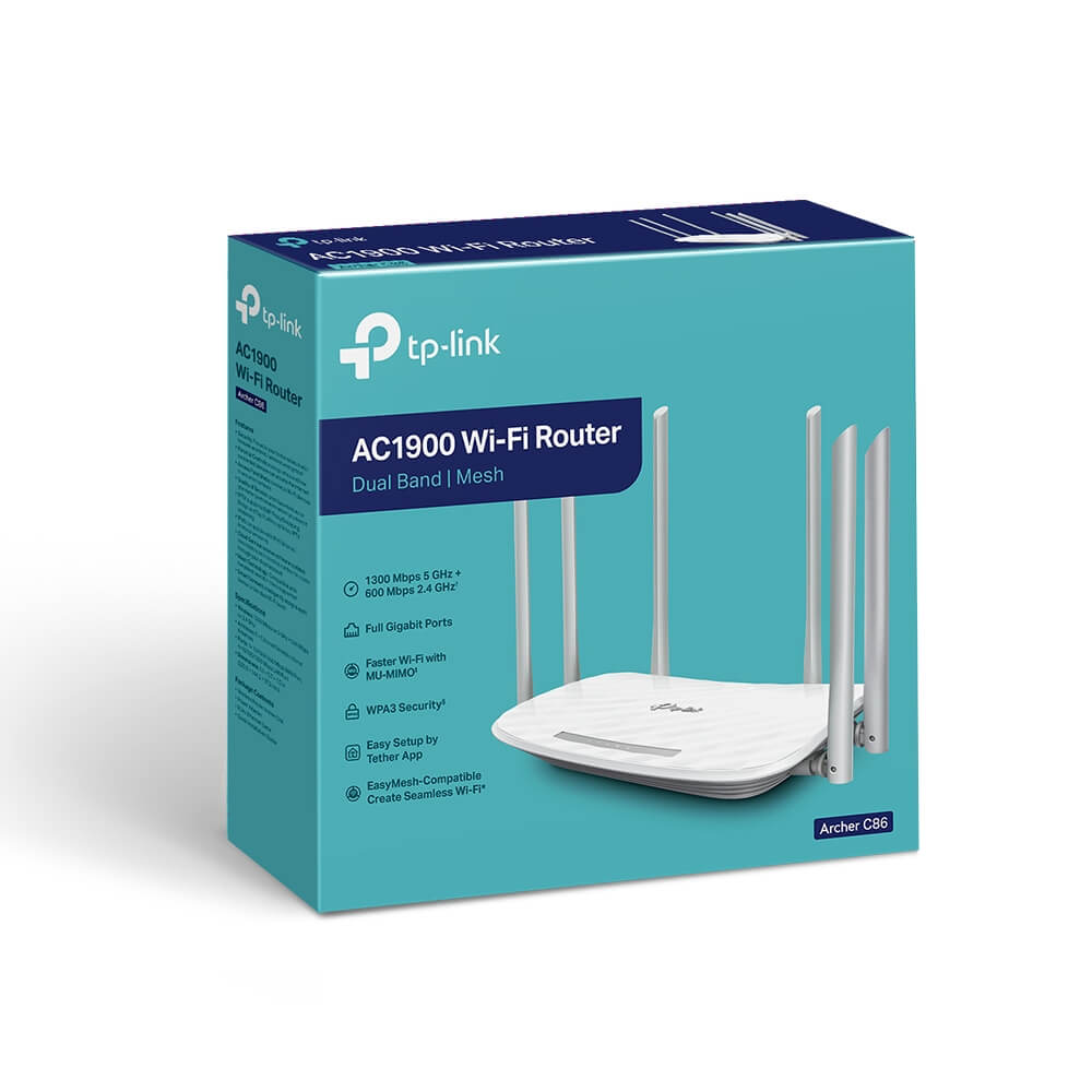 TP-Link Archer C86 AC1900 Dual-Band Gigabit Wi-Fi Router