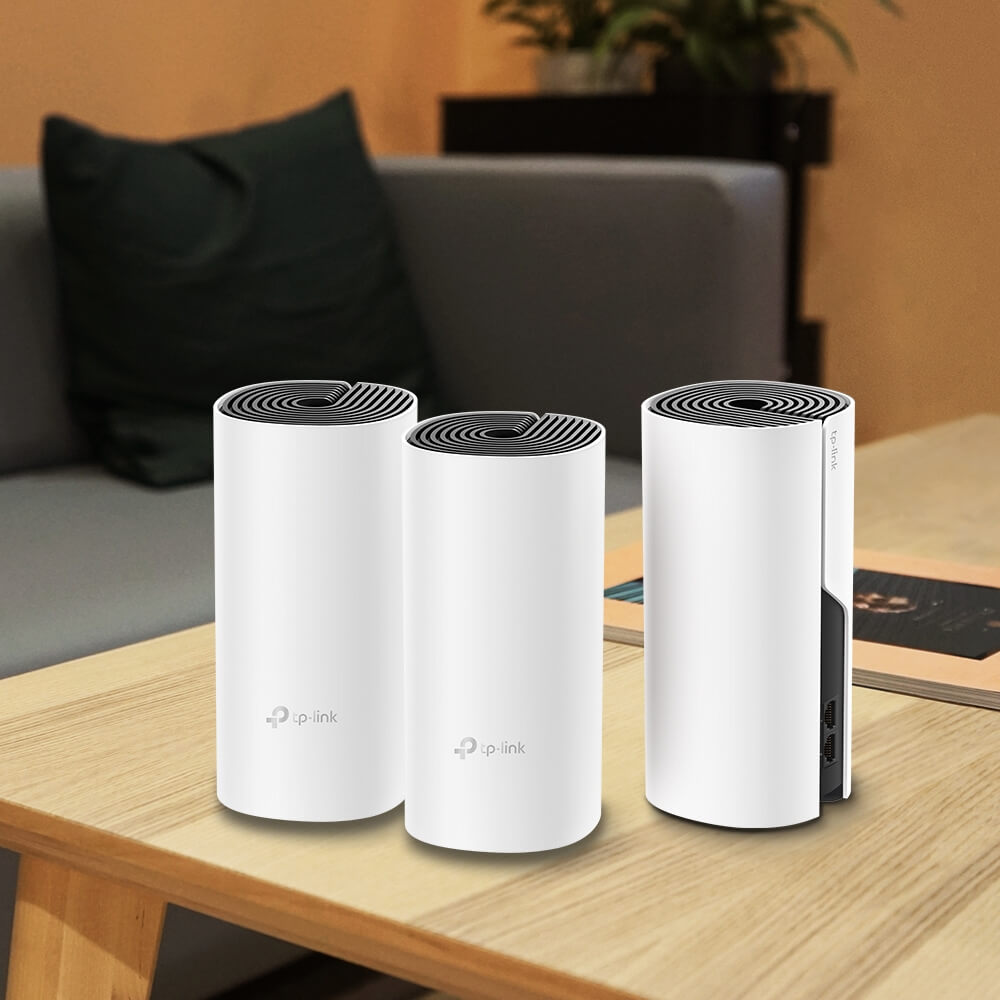 TP-Link Deco M4 AC1200 Whole Home Mesh Gigabit Wi-Fi System (3-pack)