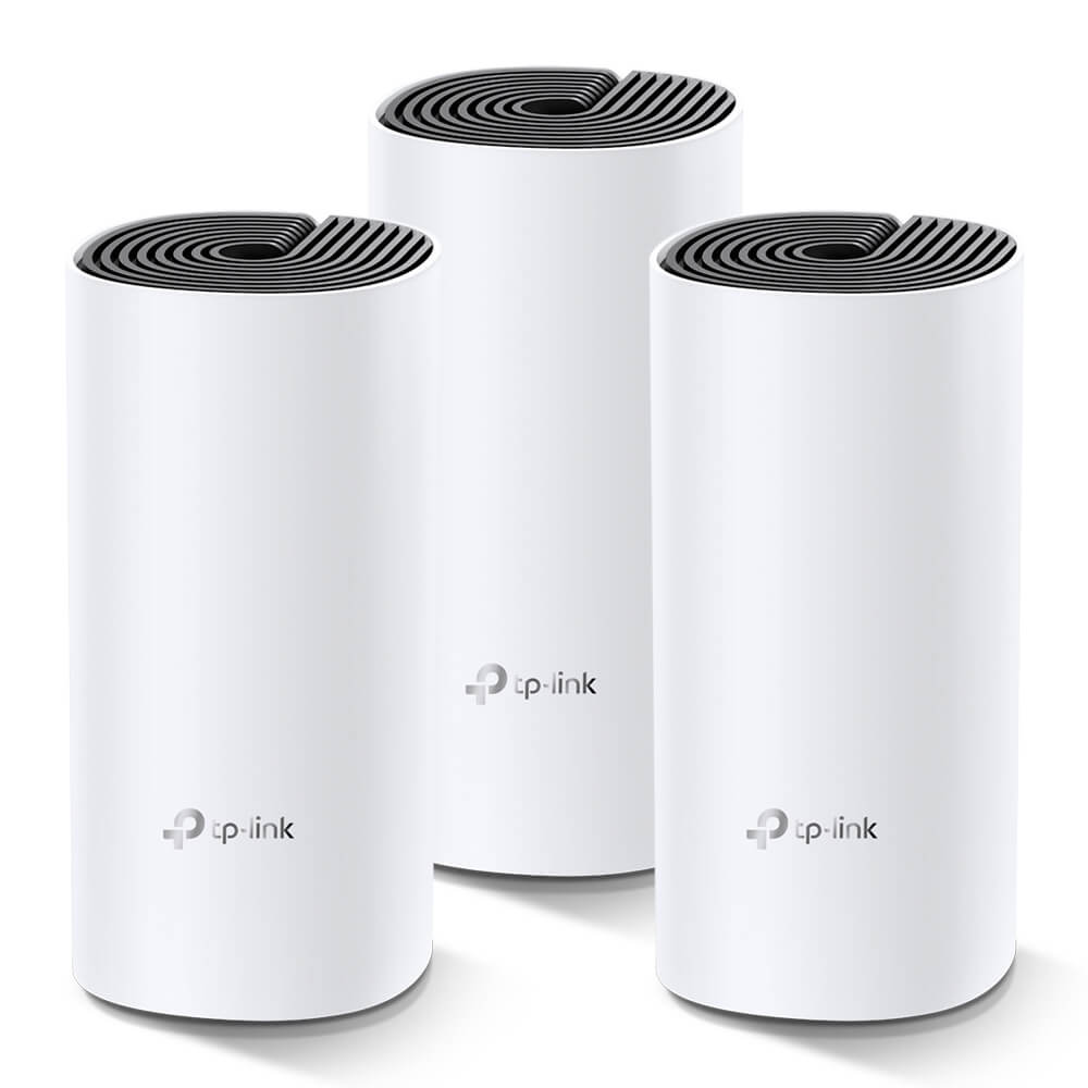 TP-Link Deco M4 AC1200 Whole Home Mesh Gigabit Wi-Fi System (3 pack) (5) TP-Link Deco M4 AC1200 Whole Home Mesh Gigabit Wi-Fi System (3-pack)