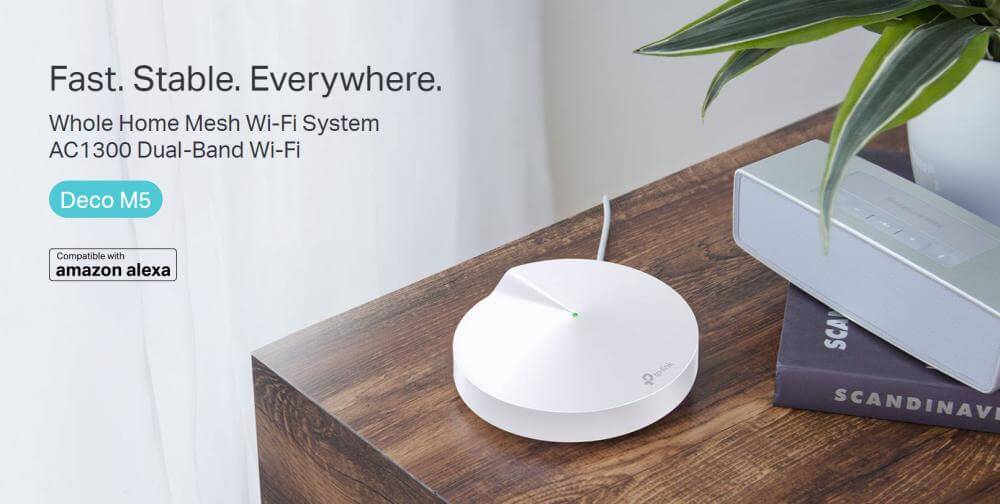 TP-Link Deco M5 Dual AC1300 Home Mesh Wi-Fi System (2-Pack)
