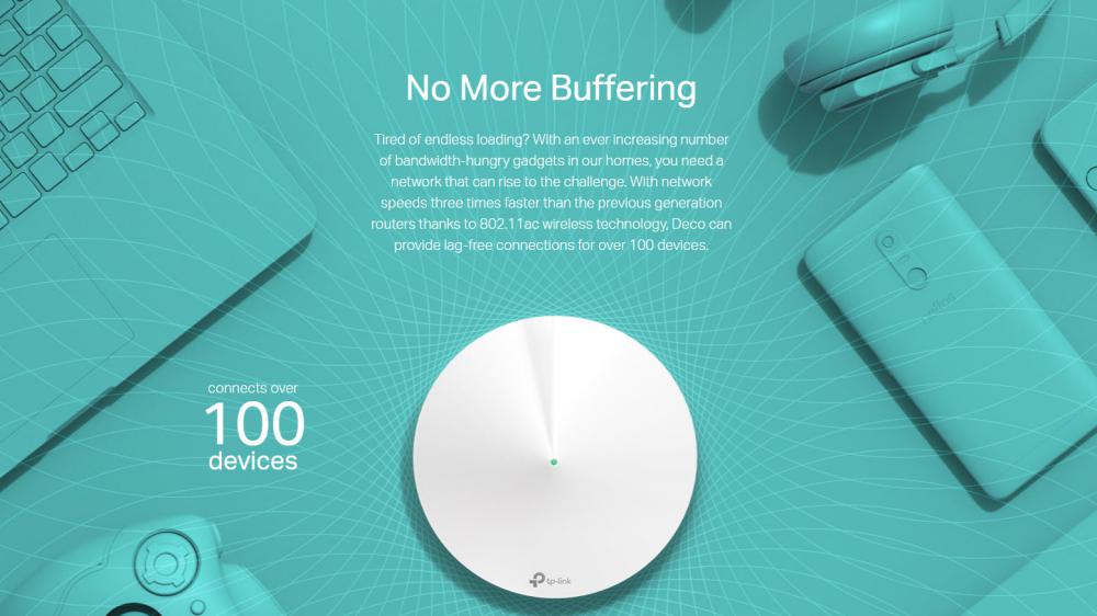 TP-Link Deco M9 Plus AC2200 Smart Home Mesh Wi-Fi System