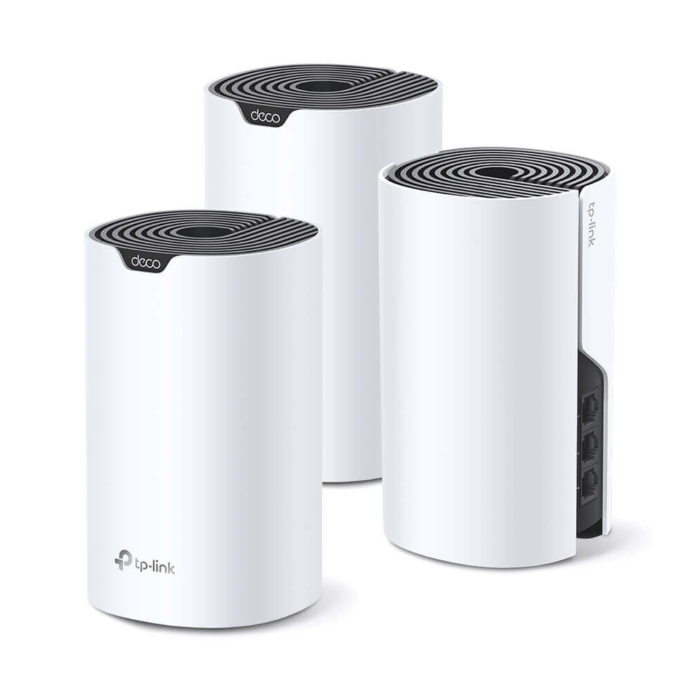 TP-Link Deco S7 AC1900 Whole Home Mesh Wi-Fi System (3 Pack) (2) TP-Link Deco S7 AC1900 Whole Home Mesh Wi-Fi System (3 Pack)