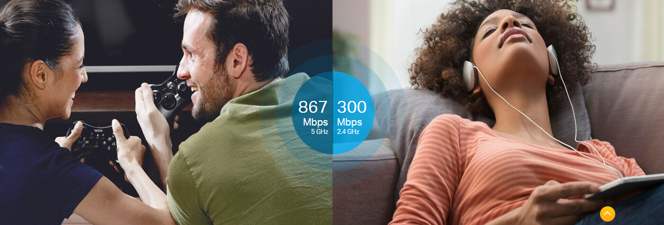 TP-Link EC220-G5 AC1200 Wireless Dual Band Gigabit Router