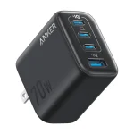Anker Zolo 70W Charger A121C 4-Port GaN fast charging adapter for laptop and smartphone
