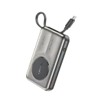 Awei PA-22 Power Bank displaying 22.5W fast charging output and Type-C connectivity