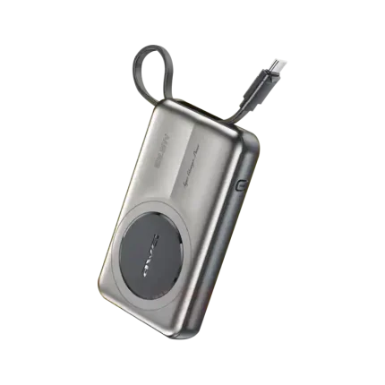 Awei PA-22 Power Bank displaying 22.5W fast charging output and Type-C connectivity