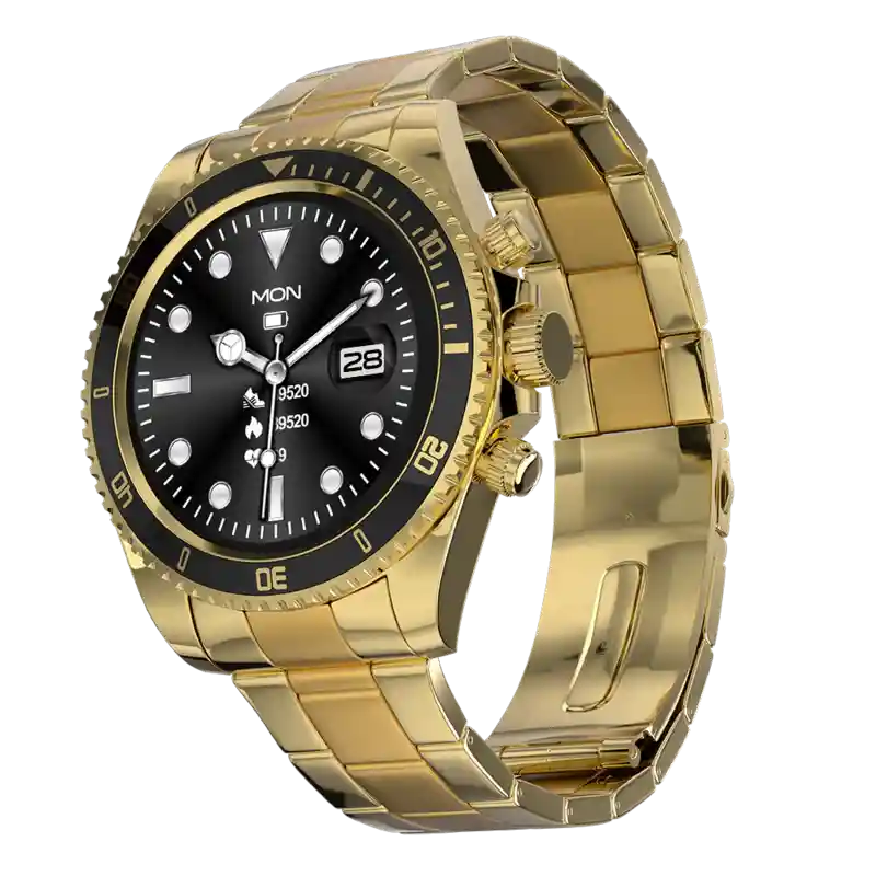 fire-boltt-astra-luxury-smartwatch (4) Fire-Boltt Astra gold-black stainless steel strap