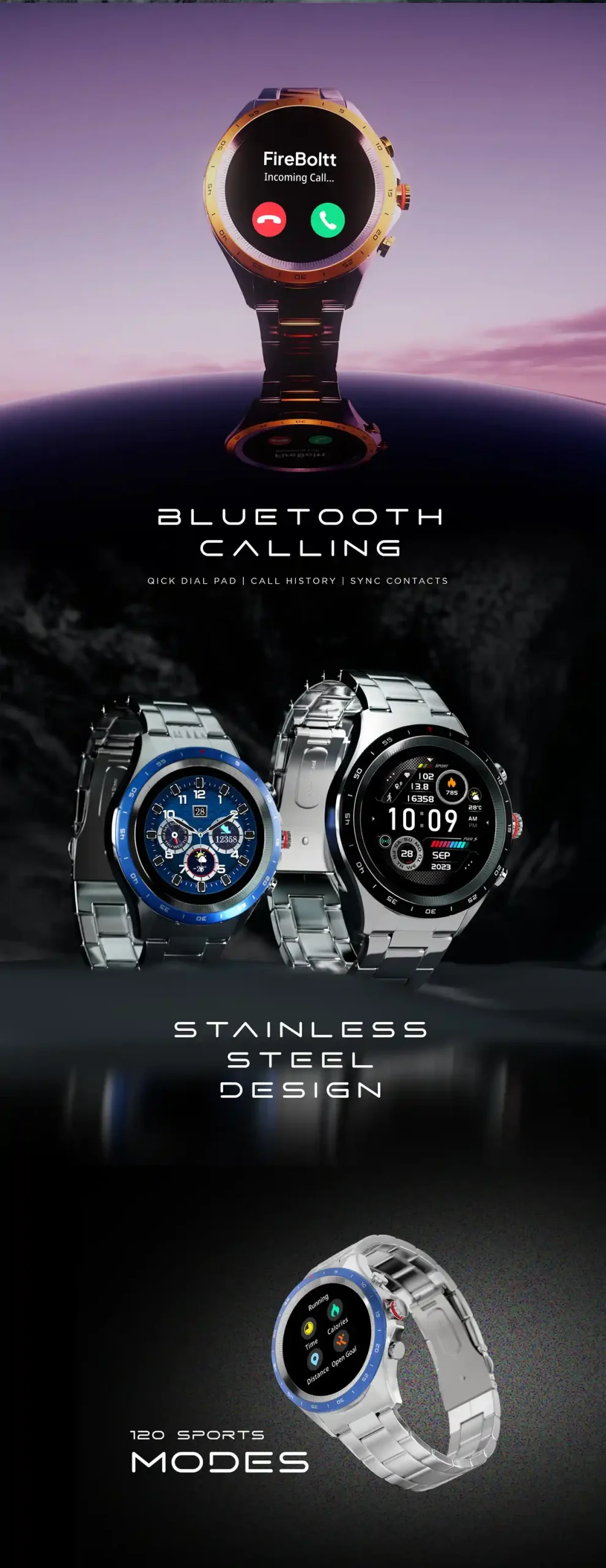 Fire-Boltt Celestia 1.32 inch HD display