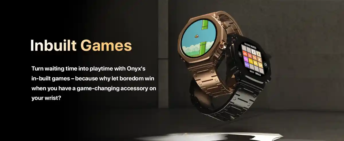 Fire-Boltt Onyx round AMOLED watch face