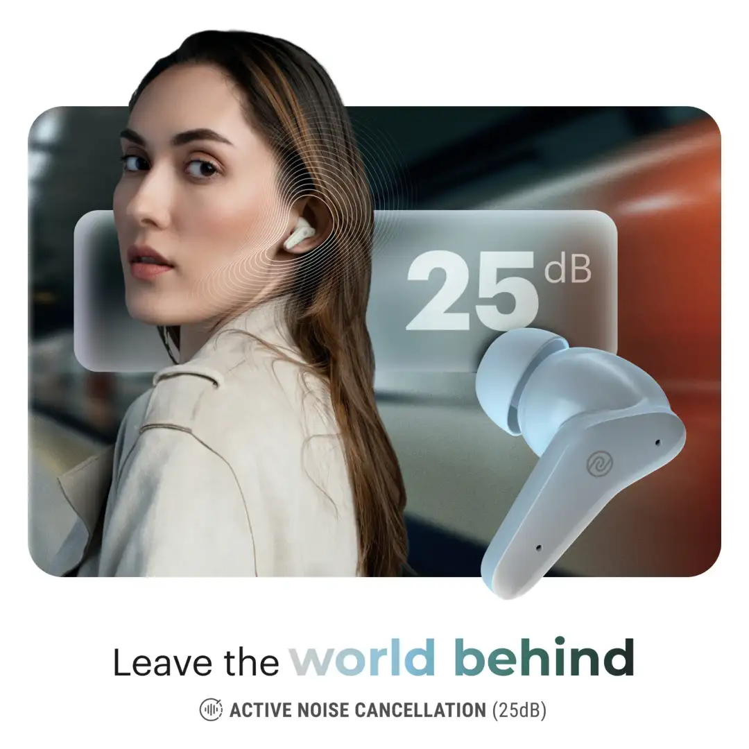 Noise Buds VS102 Pro in-ear fit on ear