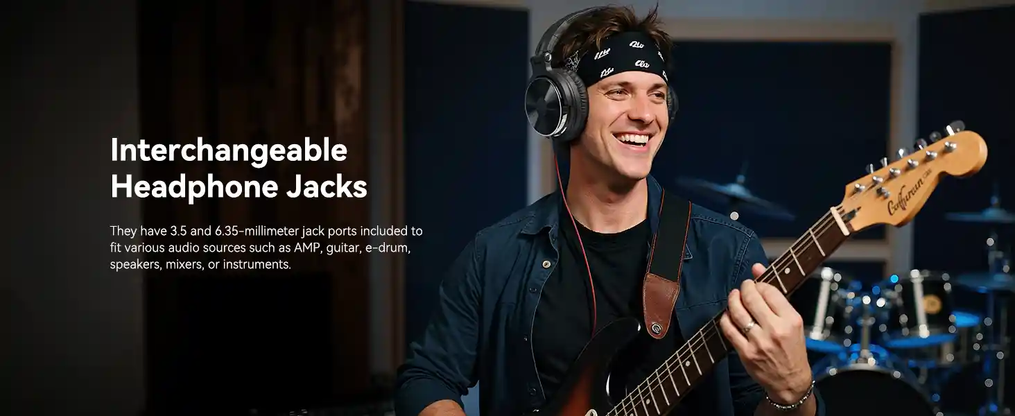 OneOdio Pro-10 noise isolating cushions for long session audio monitoring