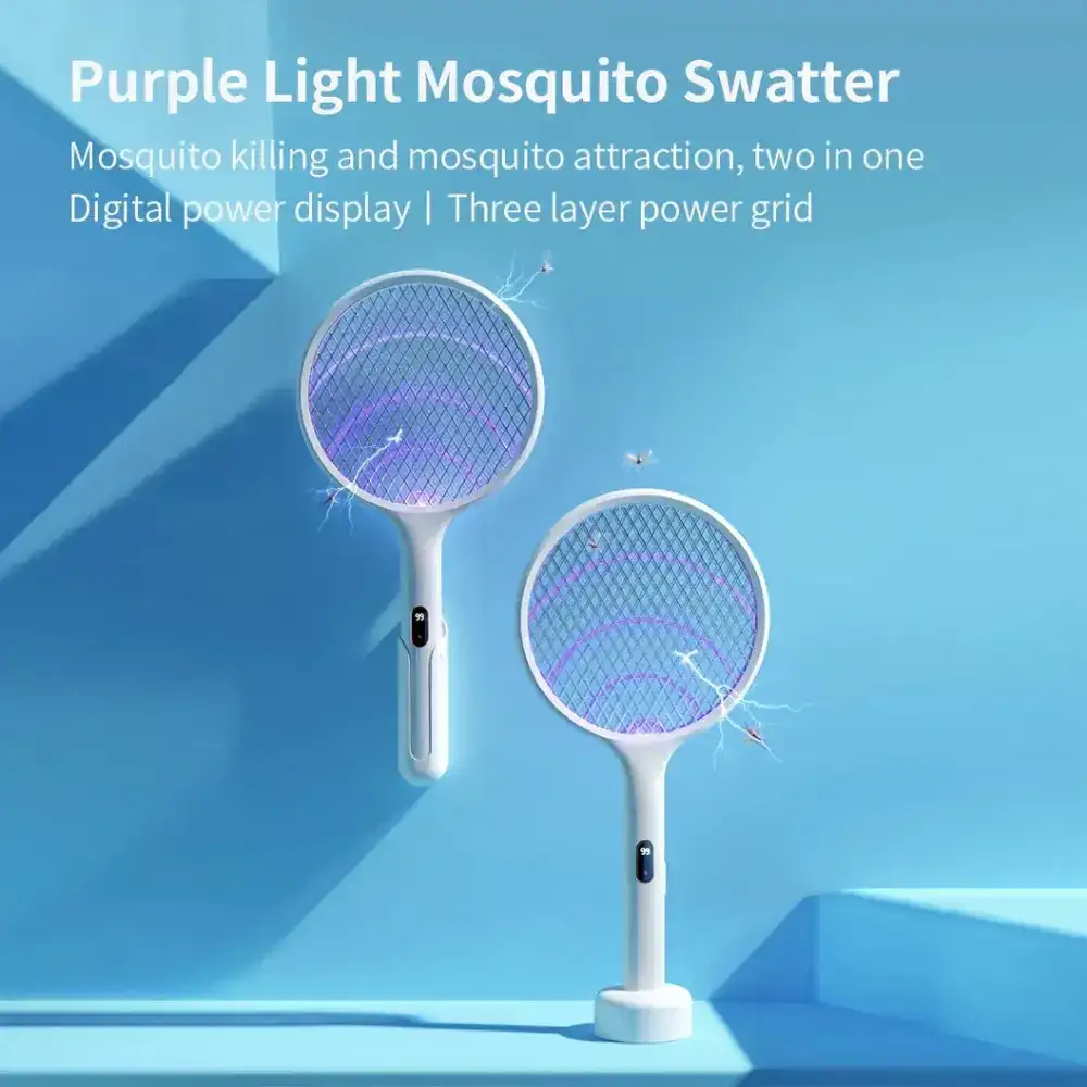 Qualitell E3 Electric Mosquito Swatter handheld mode