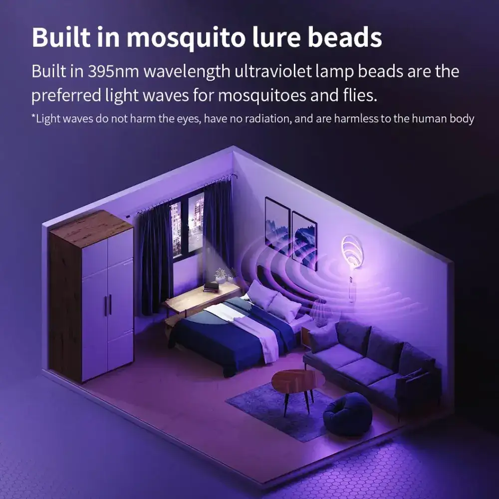 Qualitell E3 Electric Mosquito Swatter 3000V grid safety mesh