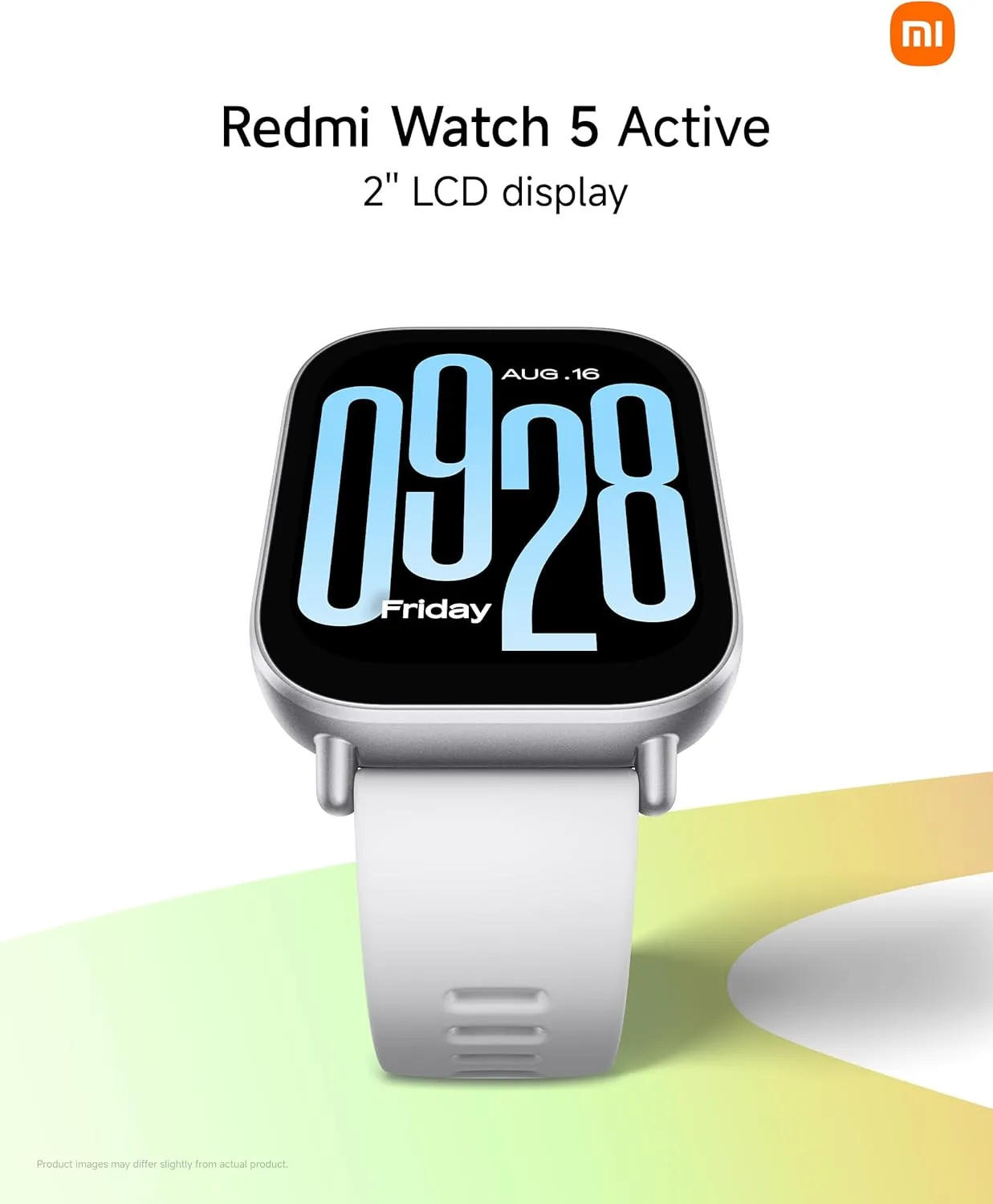 Redmi Watch 5 Active smartwatch with 2-inch LCD display and 140+ sports modes