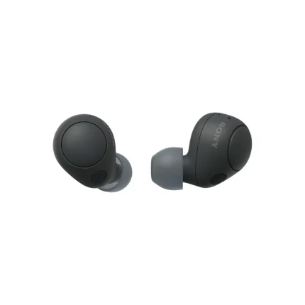 Sony WF-C700N Wireless Earbuds with ANC and deep bass design close-up