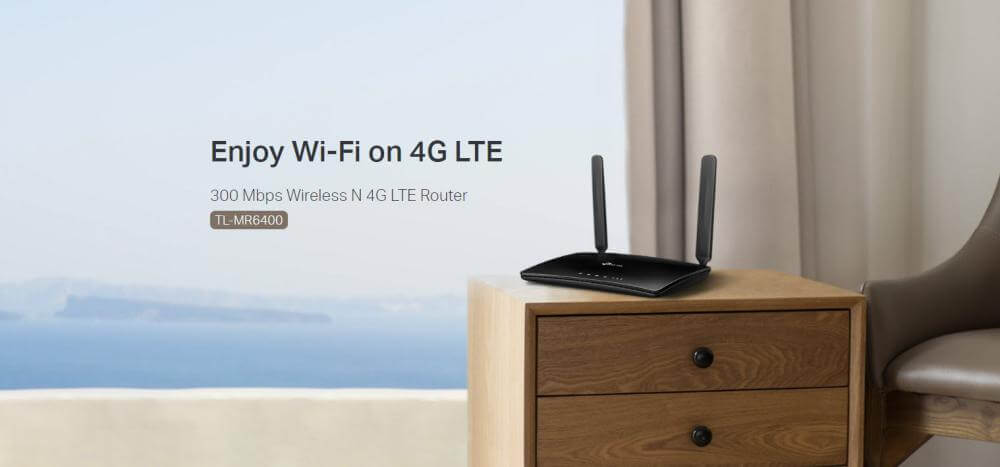 TP-Link TL-MR6400 300 Mbps Wireless N 4G LTE Router