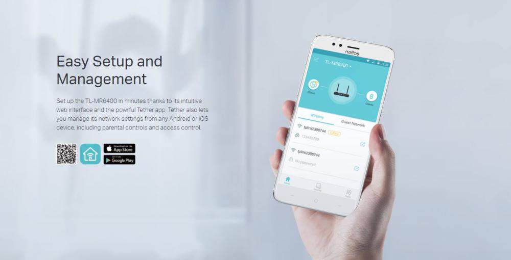 TP-Link TL-MR6400 300 Mbps Wireless N 4G LTE Router