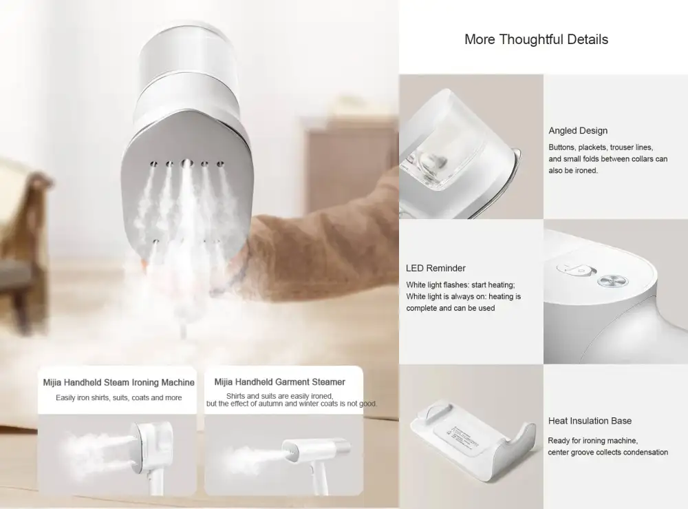Xiaomi Mijia B502CN Handheld Steam Iron vertical steaming